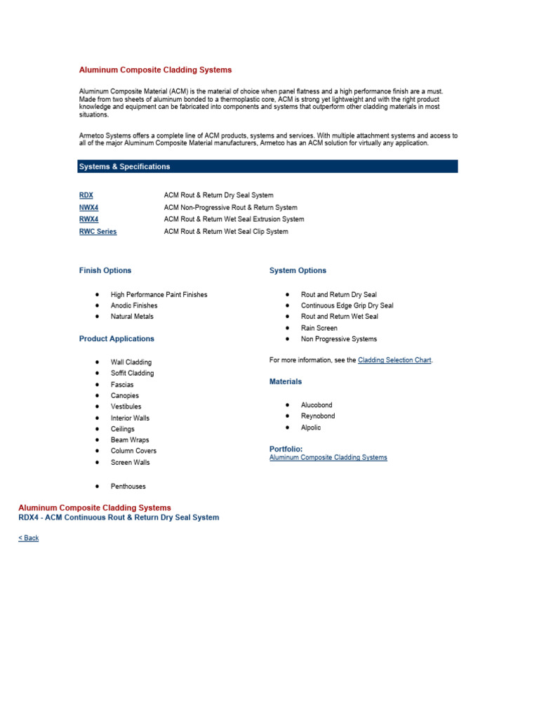 Aluminum Composite Cladding Solutions | PDF | Building Materials ...