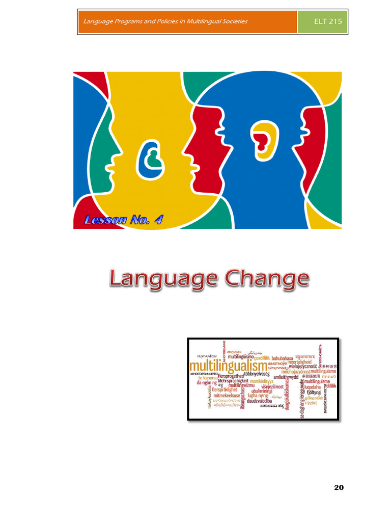 7 Module On Language Programs and Policies in Multilingual Societies ...