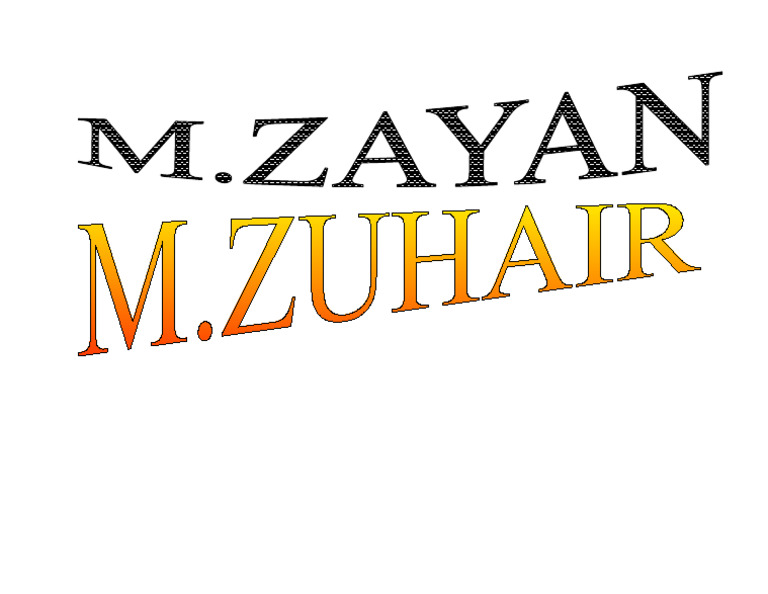 M.zuhair X M.zayan | PDF