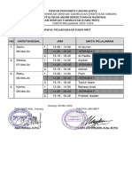 Jadwal Uabn MDT 2023 2024