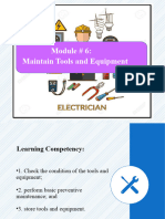 EIM - Maintain Tools & Equipment
