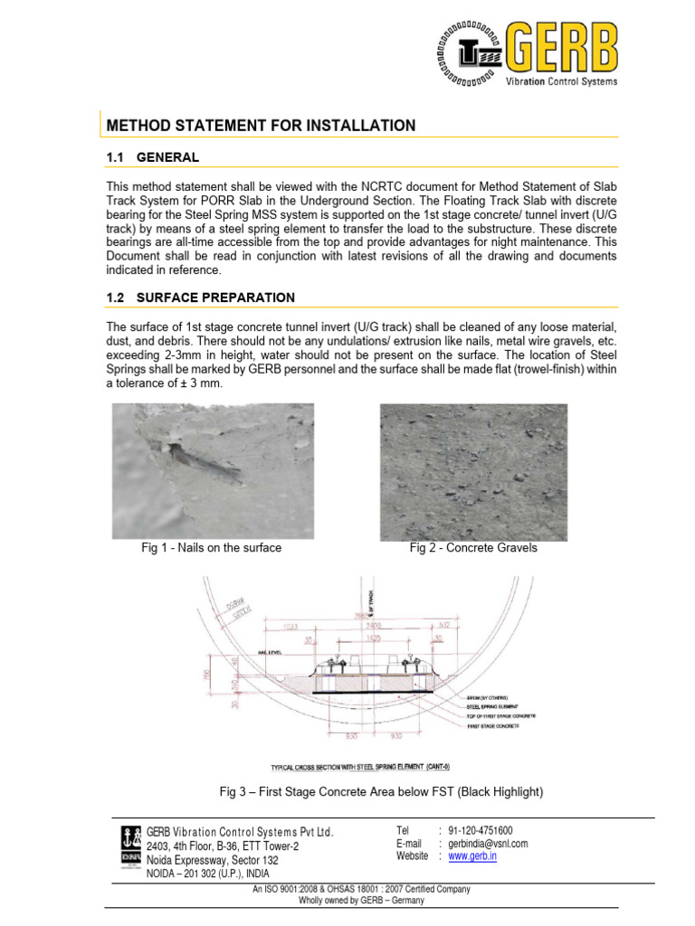 Installation Method for Rexall 1727 | PDF | Concrete | Structural ...