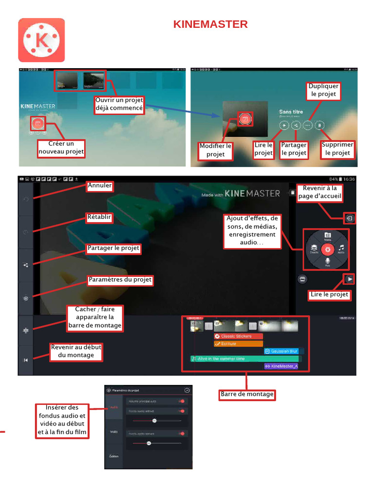 Guide pratique de Kinemaster | PDF