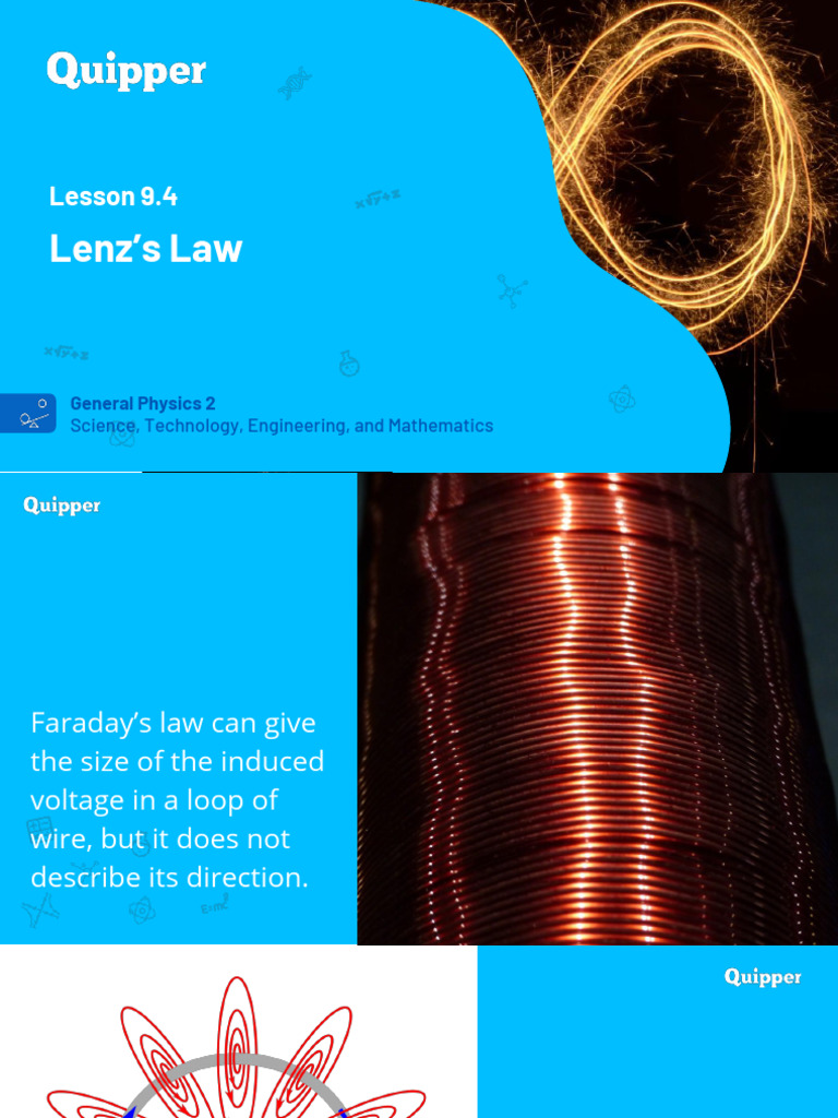 Lenzs Law Download Free PDF Induction Field
