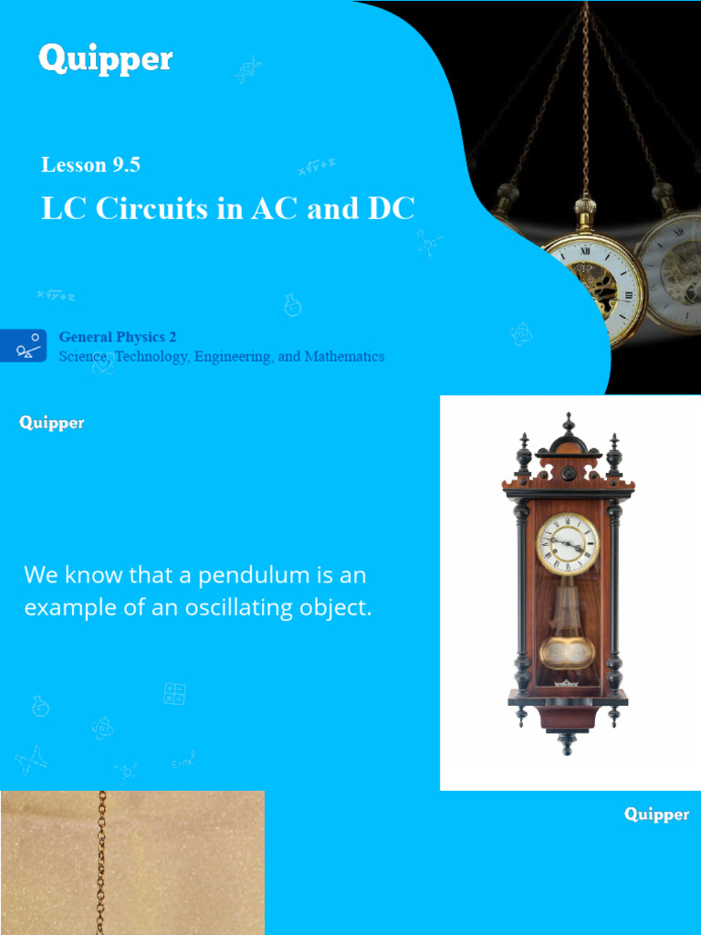 Lc Circuits In Ac And Dc Pdf Inductance Inductor