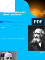 Maxwells Equations and Hertzs Experiments