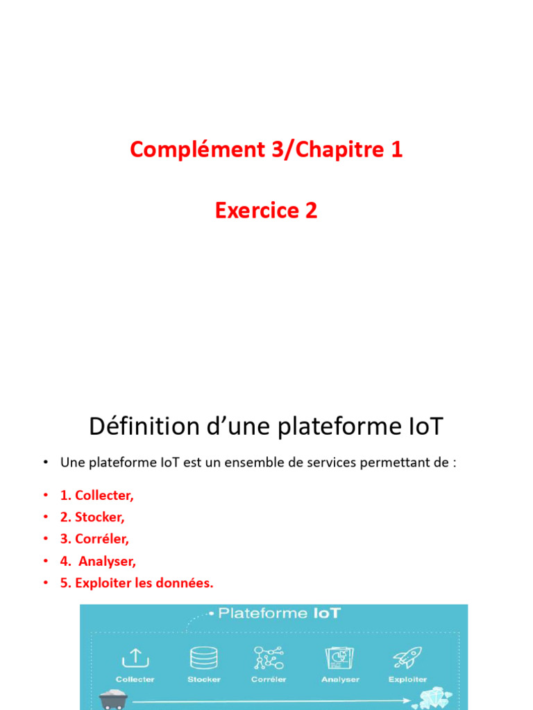 Guide complet sur les plateformes IoT | PDF | Internet des objets ...