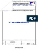 DRC 000 16540 0037 - 00 Office Safety Procedure