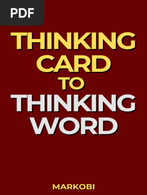 Thinking Card to Thinking Word by Markobi