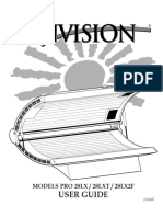 SunVision Tanning Bed Manual 22680