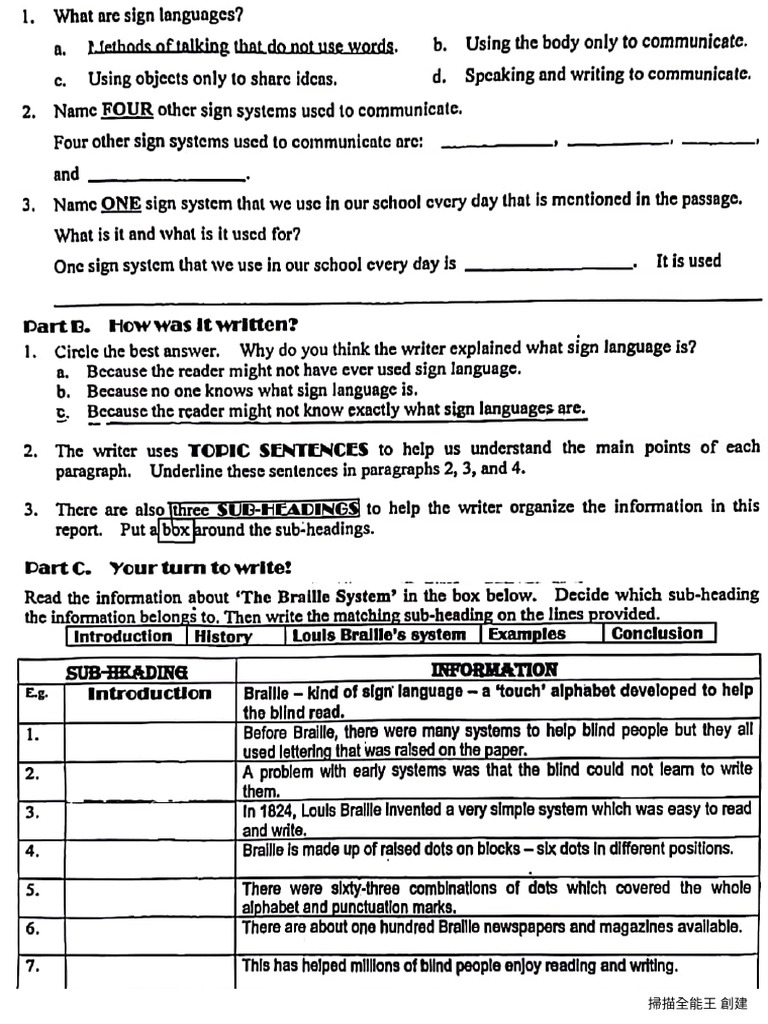 Sign Language Comprehension | PDF