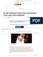 As 46 Melhores Frases de Cazuza para Você Usar Como Legenda