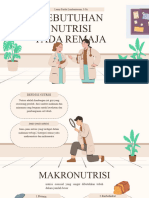 Kebutuhsn Nutrisi Pada Remaja