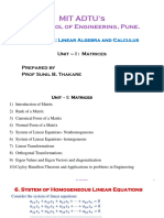 Unit 1 - LAC Matrix II