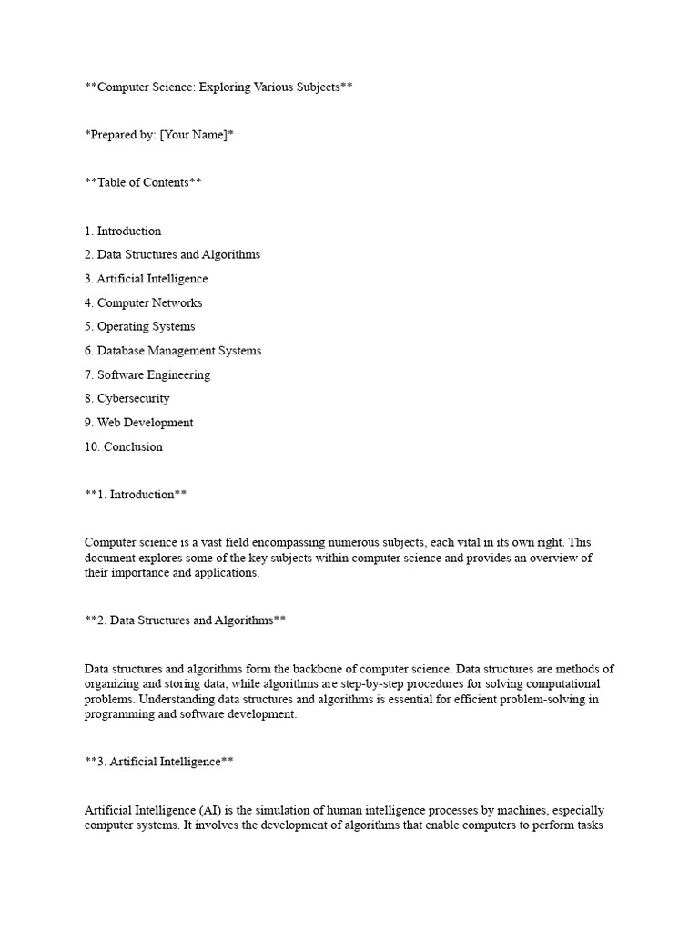 Computer Scienc1 | PDF | Computer Network | Web Development