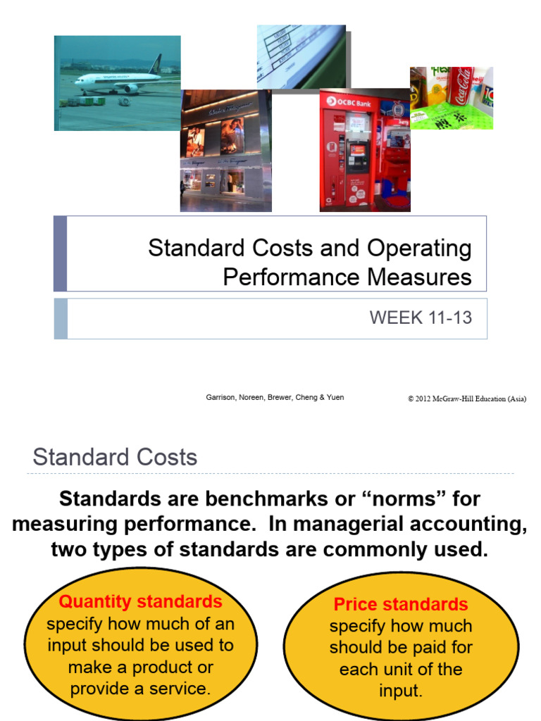 W 11-13 Standard Cost | PDF | Prices | Business Economics