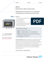 Endress-Hauser Field Meter With Control Unit RIA46 PT