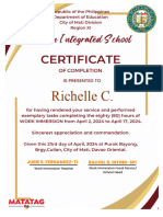 Certificate WI