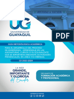 Guia Metodologica Academica de La Universidad de Guayaquil Cii 2023-2024