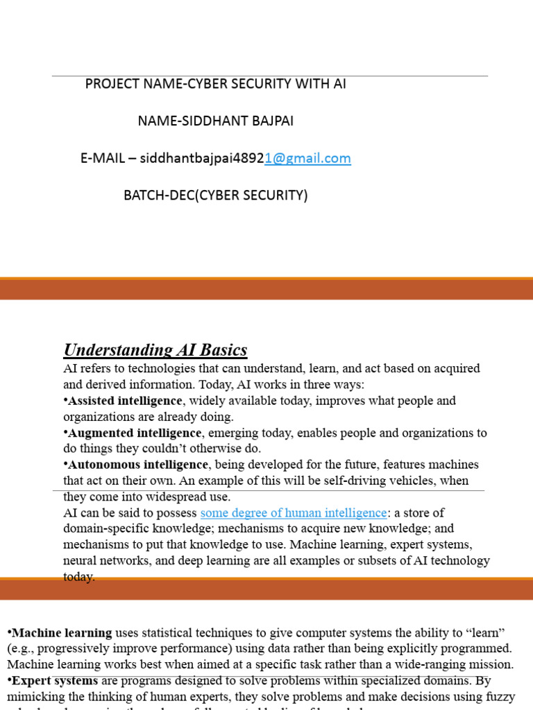 AI-Powered Cybersecurity Solutions | PDF | Computer Security | Security