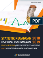 Statistik Keuangan Pemerintah Kabupaten - Kota 2018-2019 Buku 2 (Bali, Nusa Tenggara, Kalimantan, Sulawesi, Maluku Dan Papua)