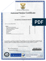 Philile Certificate