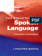 The Structure of Spoken Language - Intonation in Romance