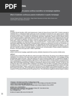 Efeito do movimento passivo contínuo isocinético na hemiplegia espástica