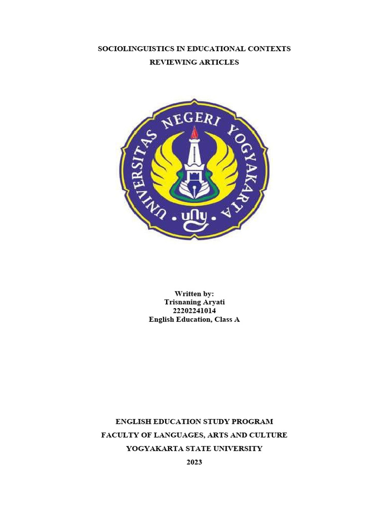 Articles review pdf multilingualism methodology
