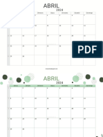 Calendari Abril 2024 Català