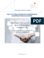 Propuestas Del Grupo de Trabajo Fide La Mejora de La Gobernanza de Las Empresas Publicas en Espana Plan 5 25