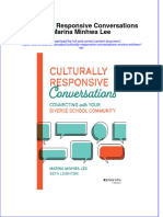 Textbook Ebook Culturally Responsive Conversations Marina Minhwa Lee All Chapter PDF