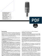 AKG C4000B Owners Manual