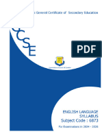 EGCSE 6873 Syllabus - English Language 2024 - 2026-1657607154
