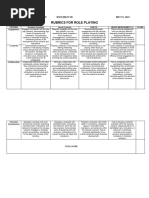 Leagogo Rubrics