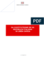 Costituzione Italiana in Lingua Sarda