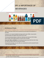 History of Beverages