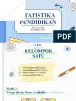 MODUL 1 STATISTIKA PENDIDIKAN Kelompok 1