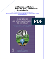 Textbook Ebook Current Trends and Future Developments On Bio Membranes Angelo Basile All Chapter PDF
