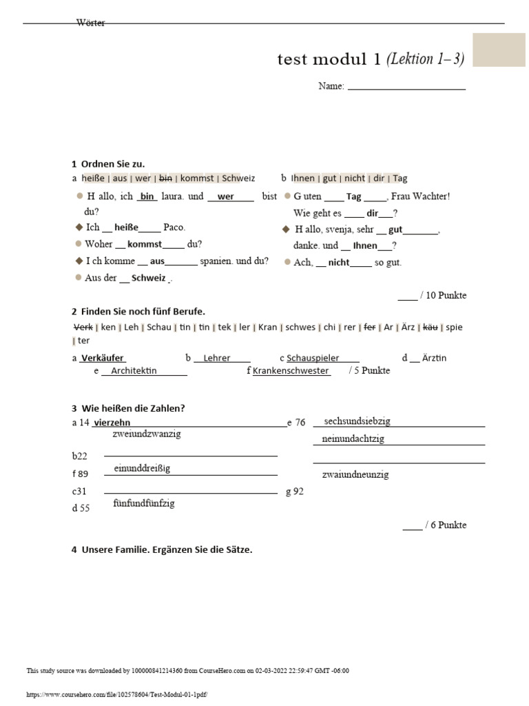Test Modul 01 1 PDF | PDF