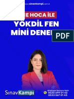 Ece Hoca Ile Yökdil Fen Mini Deneme WWW - Sinavkampi.com - TR