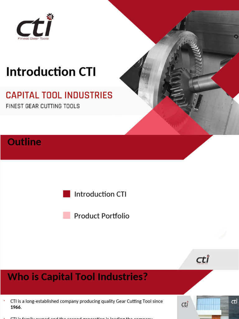 Capital Tool Industries Overview | PDF | Gear | Metalworking