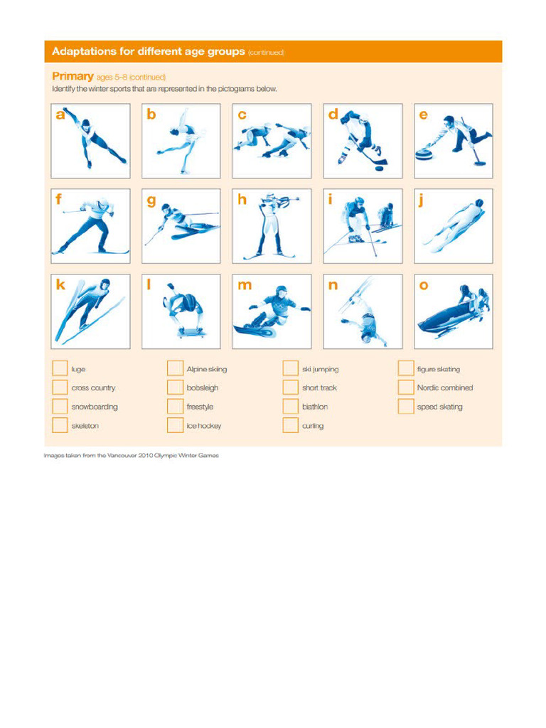 Olympic Sports | PDF