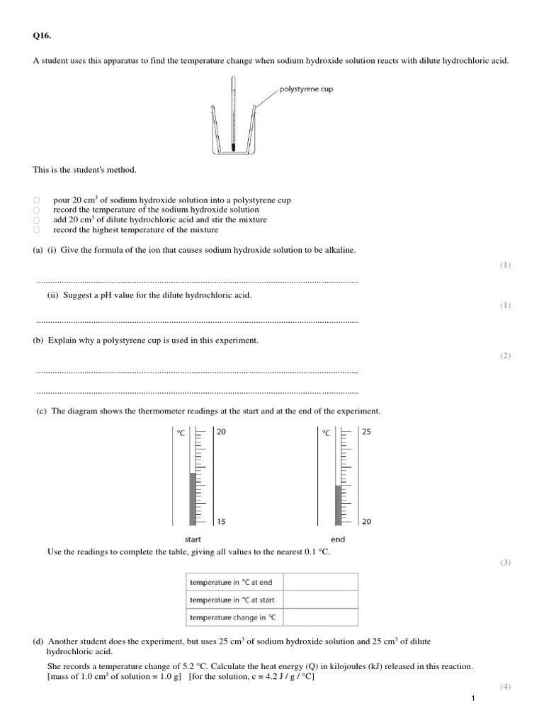Some practical questions of paper 1c pdf hydroxide acid
