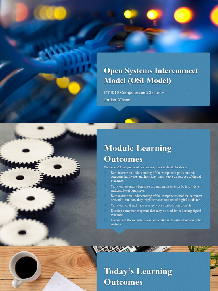 Slides Osi Model Pdf Computer Network Osi Model
