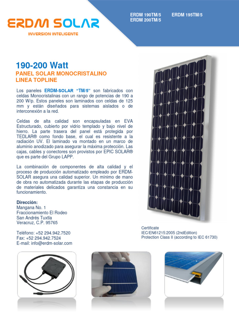 Erdm 190 200 TM5 Es 06 11 | PDF | Ingenieria Eléctrica | Electricidad