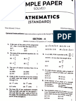 Sample Paper Math 2022-23