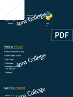 Python Full Notes Apna College