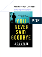 Textbook Ebook You Never Said Goodbye Luca Veste All Chapter PDF