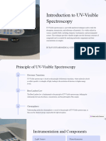 Introduction To UV Visible Spectros